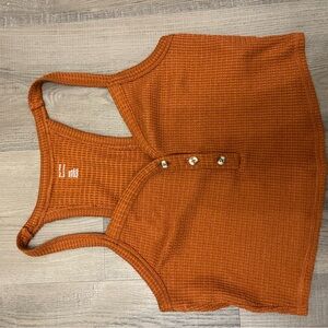 Gilly Hicks Burnt Orange Knit Tank